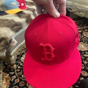 Red New Era Boston 59/fty